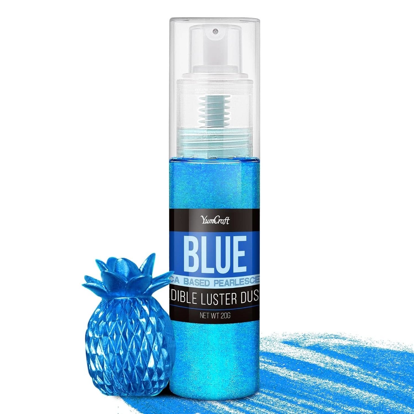 Ätbar glitterspray, 20 gram Naty Shop Blue
