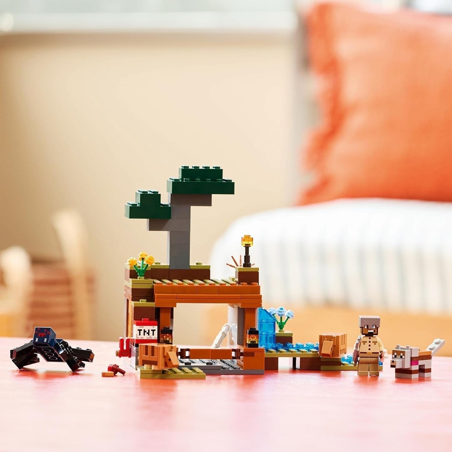 LEGO Minecraft Dungeon Mine Expedition Videospel Minifigurset Karaktärsbyggande leksakspresent för pojkar och flickor 8 år gamla 21269 Byggset Besuche den LEGO-Store