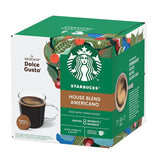 STARBUCKS House Blend av Nescafé Dolce Gusto, Mittlere Röstung, Kaffeekapseln 6 x 12 (72 Kapseln)