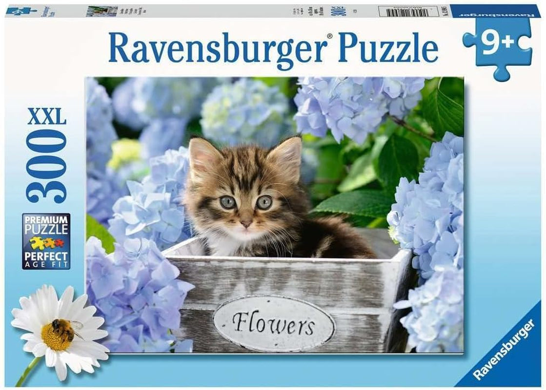 Pussel för barn Ravensburger - 12894 Little Cat - Djurpussel för barn från 9 år, med 300 bitar i XXL-format Pussel Naty Shop Little cat