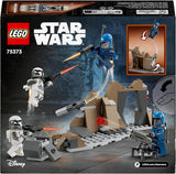 LEGO Star Wars: Mandalorian Ambush on Mandalore Battle Pack, äventyrsbyggande leksak för barn, Collectible Action Set, presentidé för pojkar och flickor 75373 Byggset Besuche den LEGO-Store