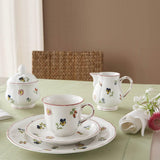 Villeroy & Boch Petite Fleur mjölkkanna, 250 ml, höjd: 7,5 cm, premiumporslin, flerfärgad