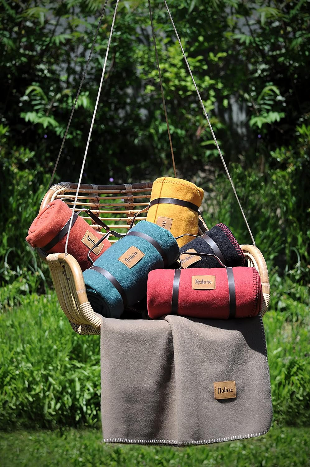 Tyg Fleecefilt Dawson - svart - storlek 130 X 150 cm - stor mjuk och varm filt för soffa eller sovrum - sängöverdrag - perfekt för hem och picknick Filtar och täcken Naty Shop