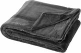 Mjuk filt, polyester, fuskpäls, enfärgad, 150 cm X 200 cm, täcken och täcken i blystorlek Naty Shop