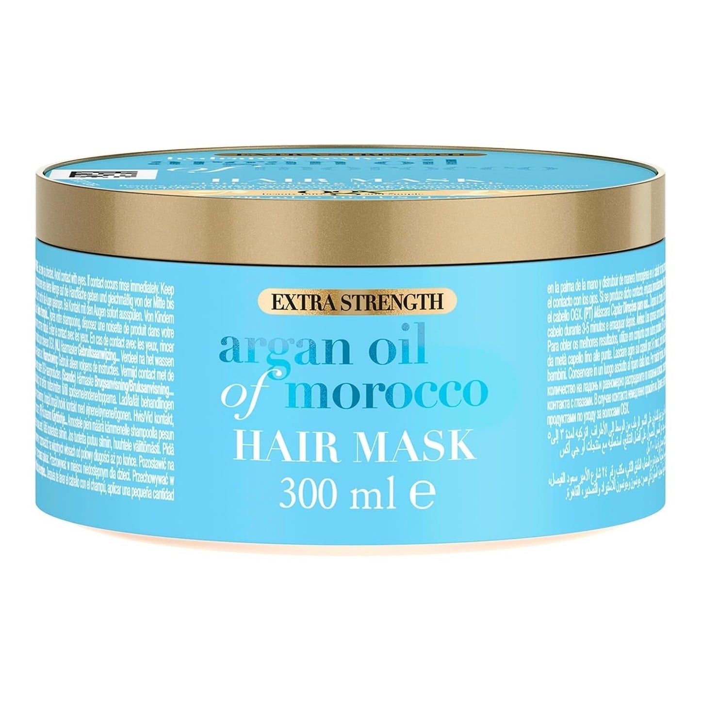 OGX Extra Strength Hydrate & Revive + Argan Oil of Morocco Hair Mask (300ml), lyxig hårmask med rik arganolja och sidenproteiner Naty Shop Hair Mask Ogx Argan Oil Of Morocco Hair Mask