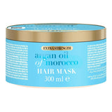 OGX Extra Strength Hydrate & Revive + Argan Oil of Morocco Hair Mask (300ml), lyxig hårmask med rik arganolja och sidenproteiner Naty Shop Hair Mask Ogx Argan Oil Of Morocco Hair Mask