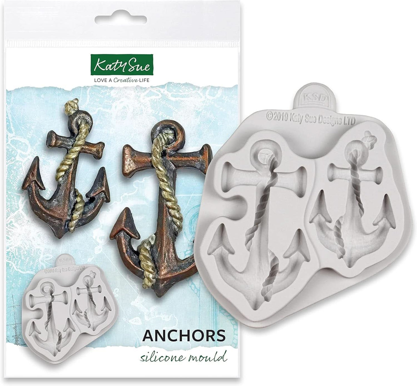 Katy Sue, Mold Silikondekor Nautic - Ancore Bucatarie Naty Shop