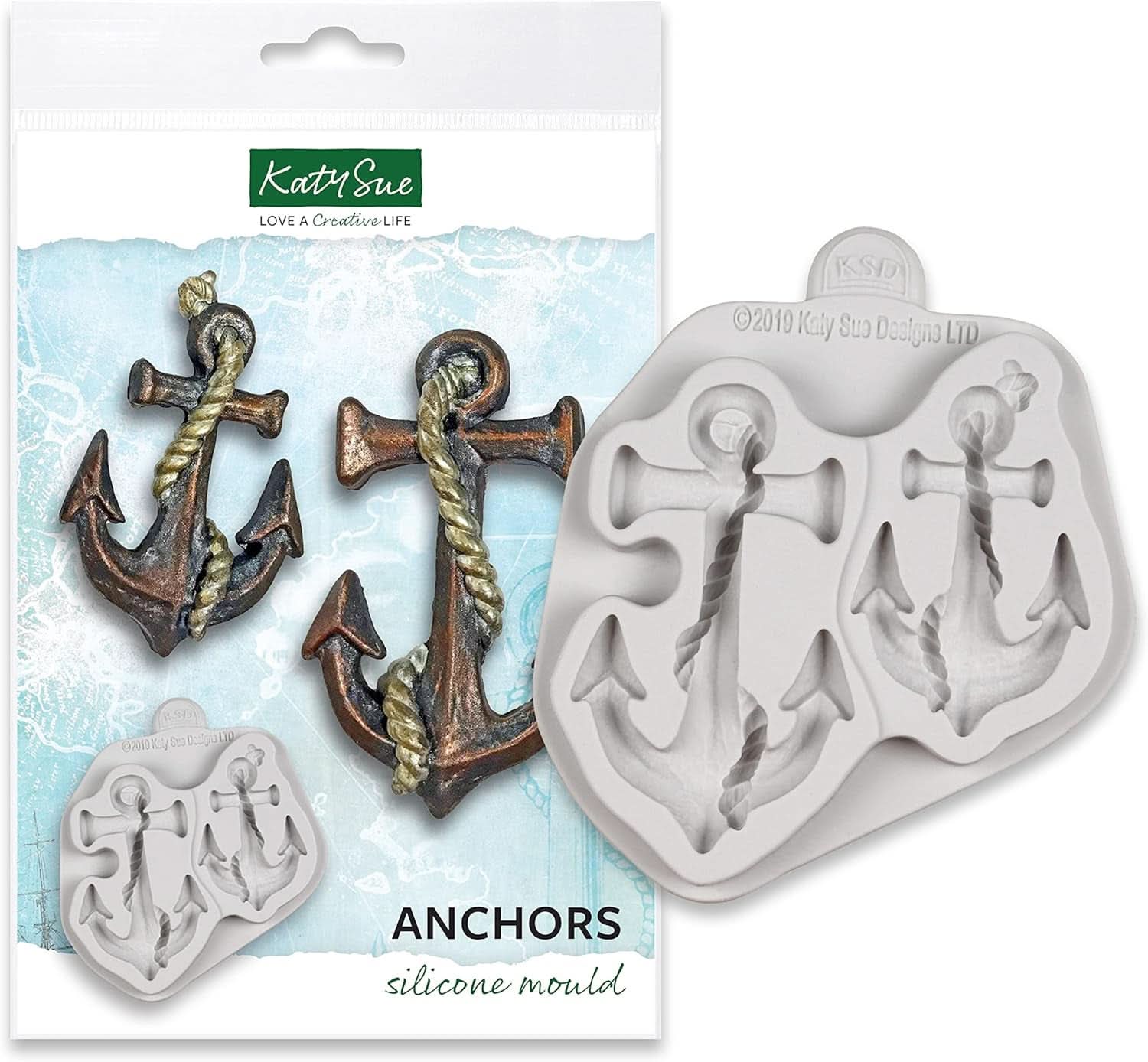 Katy Sue, Mold Silikondekor Nautic - Ancore Bucatarie Naty Shop