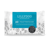 LILLYDOO Toalettvåtservetter 720 st (12 x 60) 100 % plastfria spolbara våtservetter Doftfria