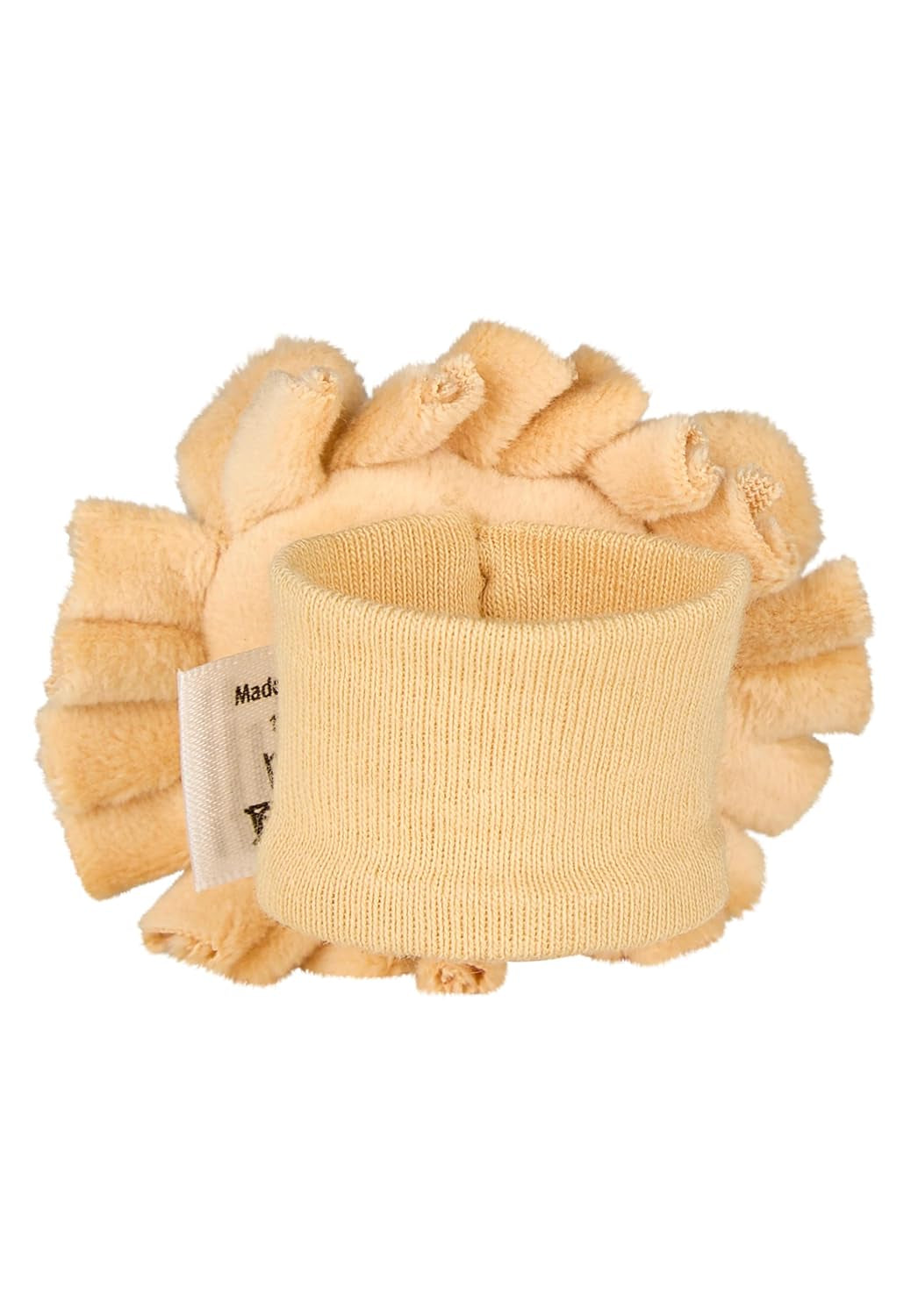 Sterntaler Lion Leo Rattle Arm - Mjuk leksak för bebisar med skallra och resårband - För bebisar att ta tag i och leka med - Perfekt present, Ochre Baby Toys Naty Shop