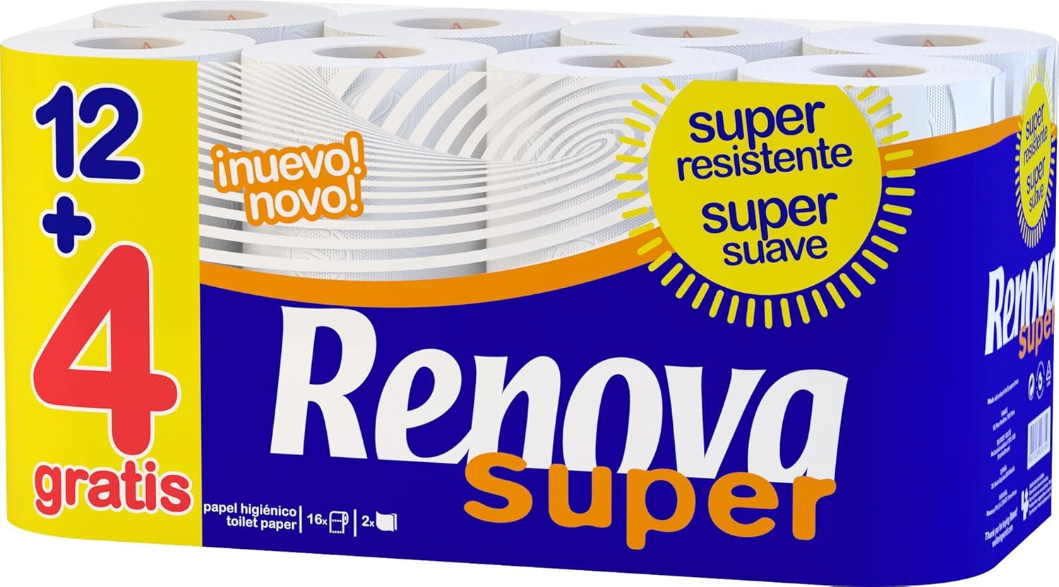 Toalettpapper Renova Super, 48 rullar
