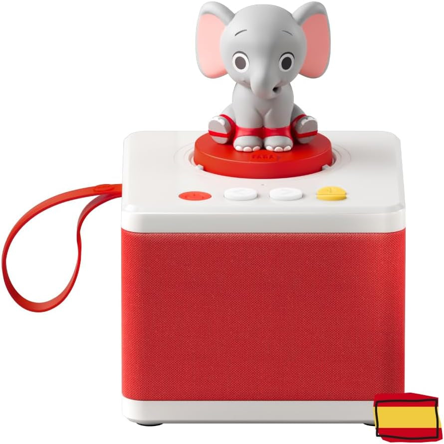 - Berättelser för flickor och pojkar, talare med elefantkaraktären, pedagogiskt spel, spanskt innehåll, lämplig från 0 års ålder Bebe Naty Shop Toys Standardtitel