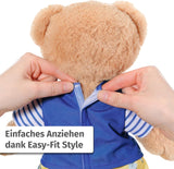 Babyfödd teddyfiskarkostym med fiskespö för 43 cm dockor och nallebjörn, 835982 Zapf Creation