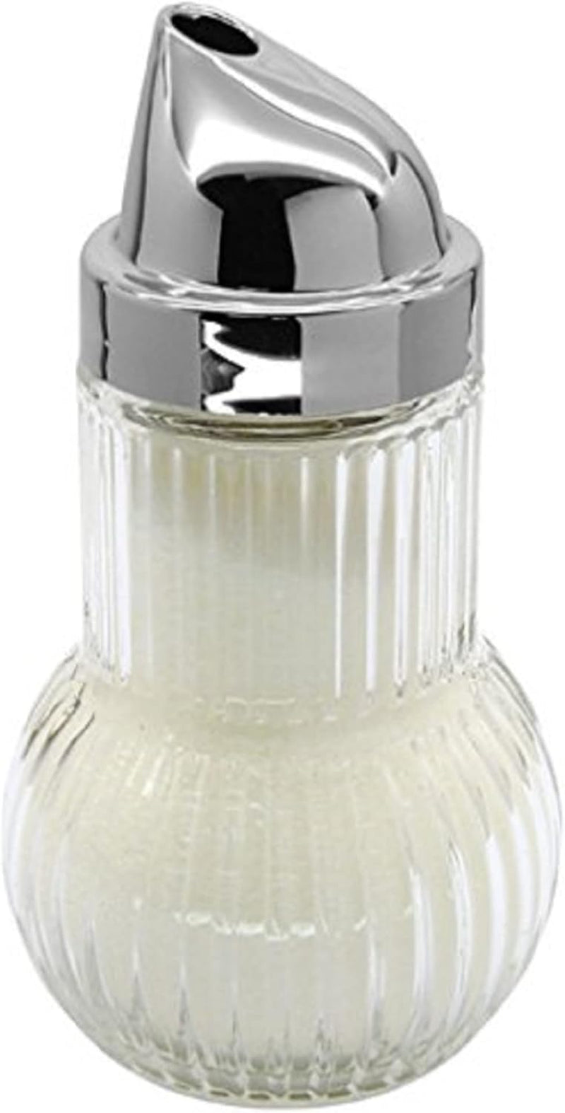 FACKELMANN 46907 Sugar Dispenser Rubin, Sugar Shaker, glas med kromkapsel