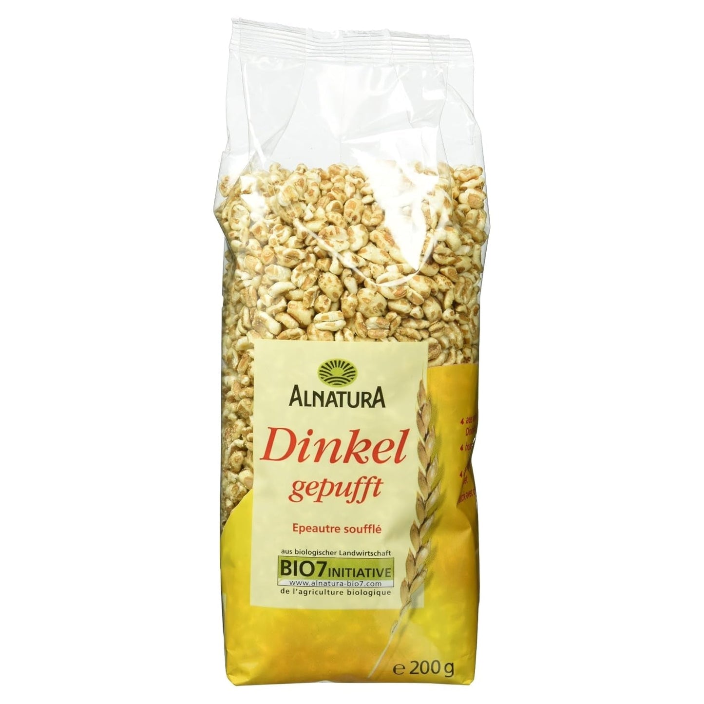 Bio Dinkel Gepuft, 200 G Spannmål Naty Shop 200 G (1Er Pack)