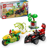 LEGO Marvel Action Kul med spin och elektro i sina Dino Speedsters, byggbar superhjältebil för pojkar och flickor från 4 år, Hjälteset med leksaksbil, Spidey och hans supervänner 11198 Byggset Beuche den LEGO-Store Standardtitel