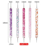 Nail Art Pinsel Set, 20st Nageldesign Malerei Pinsel, Professionelle Nail Art Design Pinsel, Nail Fine Liner Pinsel, Rosa
