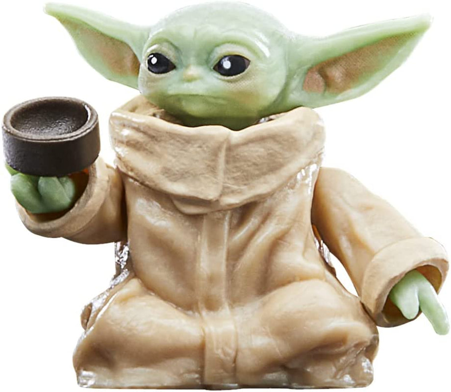 Star Wars Hasbro Black Series Grogu, The Mandalorian Zu Figure, Lämplig för 15 cm samlaractionfigurer, För barn från 4 år och uppåt, Multi, F4357 Actionfigurer Naty Shop