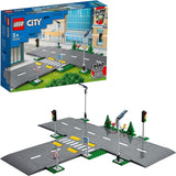 LEGO City Road Korsning med trafikljus Byggset med Glow-in-the-Dark-klossar 60304 Byggset Besuche den LEGO-Store Single