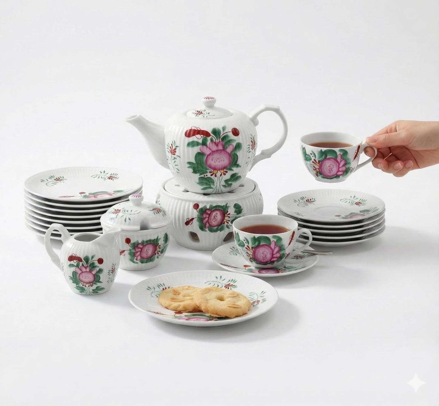 Östfrisiskt te Rose Tea Service