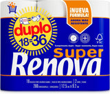 Renova dubbla toalettpapper, 18 rullar