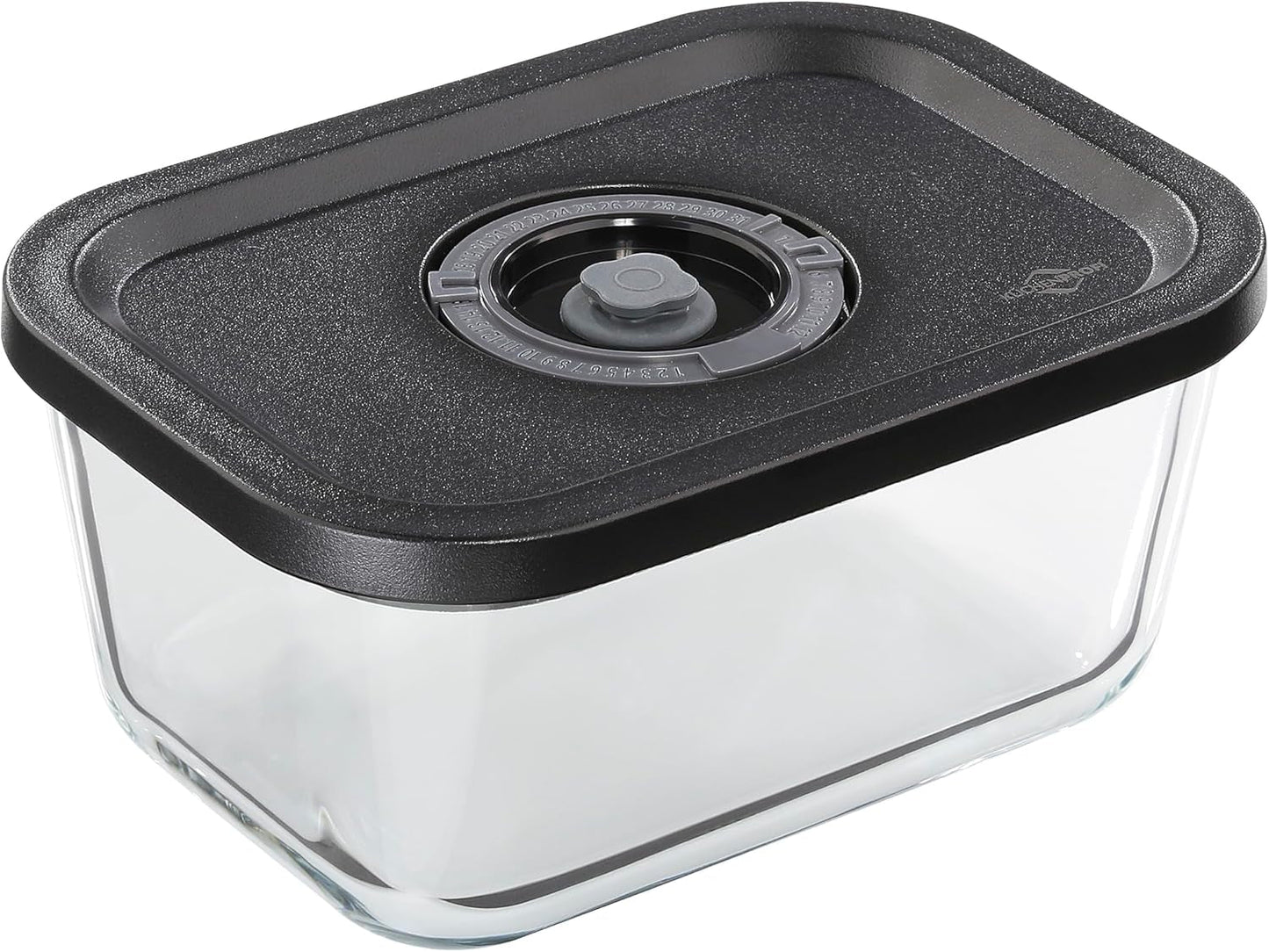 Vakuumsats Küchenprofi EASYFRESH | Set med 7 delar | 1x elektrisk vakuumpump, 1x vakuumburk S, M och L, 3x vakuumpåsar 22x21 cm | borosilikatglas, högkvalitativ plast | förberedelse och förvaring Matförvaringslådor Naty Shop Vakuumlåda M