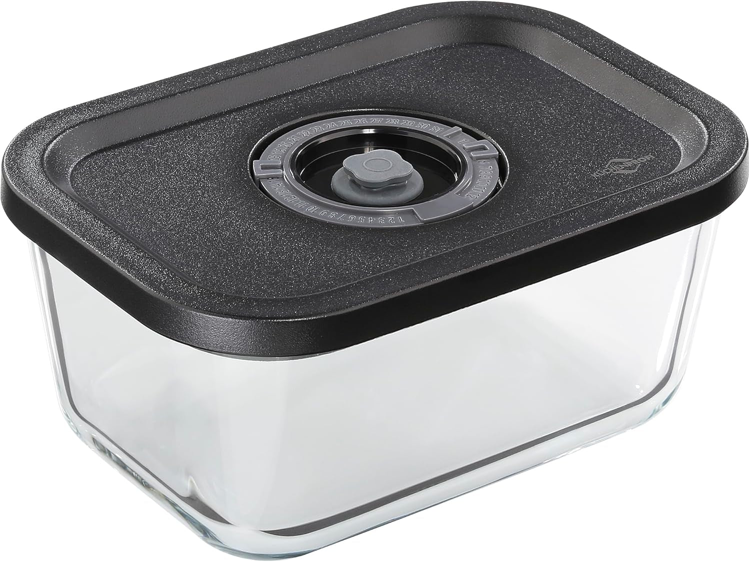 Vakuumsats Küchenprofi EASYFRESH | Set med 7 delar | 1x elektrisk vakuumpump, 1x vakuumburk S, M och L, 3x vakuumpåsar 22x21 cm | borosilikatglas, högkvalitativ plast | förberedelse och förvaring Matförvaringslådor Naty Shop Vakuumlåda M