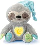 VTech Baby Schnarchi, den sömniga sengångaren - Söt plyschleksak som hjälper dig att somna - Med naturliga och vardagliga ljud, musik och nattljus - För bebisar från födseln Bebe Toys Naty Shop