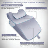 Läskudde för säng och soffa, fjäderkudde, memory foam sängkudde, sidokudde, ergonomisk ryggstödskudde för att läsa och titta på TV