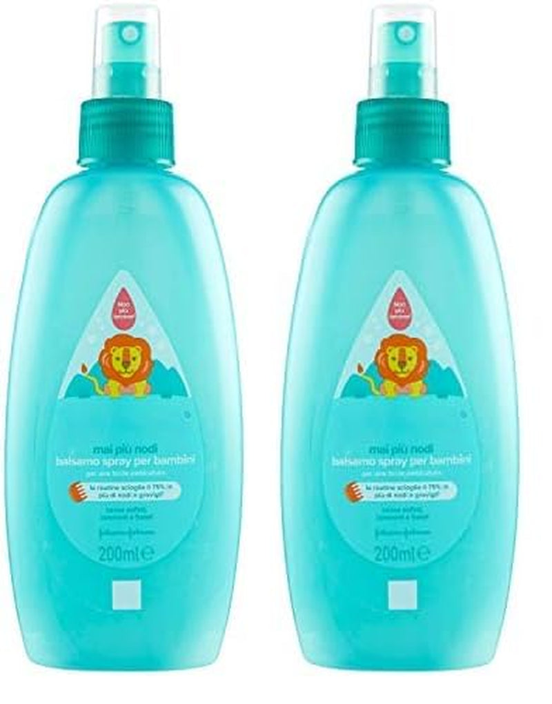 Barns No Knot Detangling Spray Inga tårar också för långt eller lockigt hår 200ml Naty Shop Hair Detangling Products 200Ml (Pack of 2)