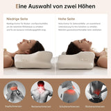 Homyrium Ergonomisk nackkudde Ortopedisk kudde Memory Foam Nackstödskudde Anti Snarkning Kudde Side Sleeper Rygg Magkudde Grå Cervikal Ortopediska Kuddar Naty Shop