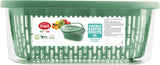 Såg för att bevara fruktsmak, plast, grön, 4 LT - rektangulära matförvaringslådor Naty Shop