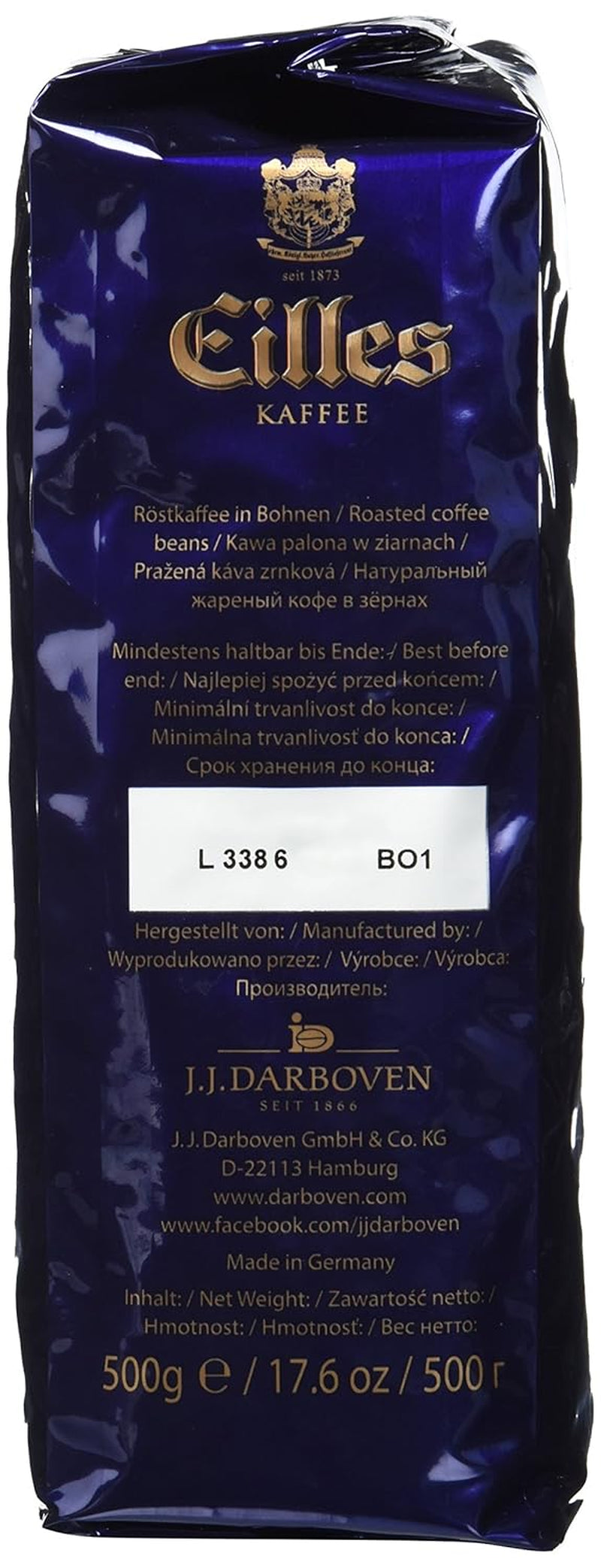 Eilles malet kaffe 12-pack (12 x 500 g)