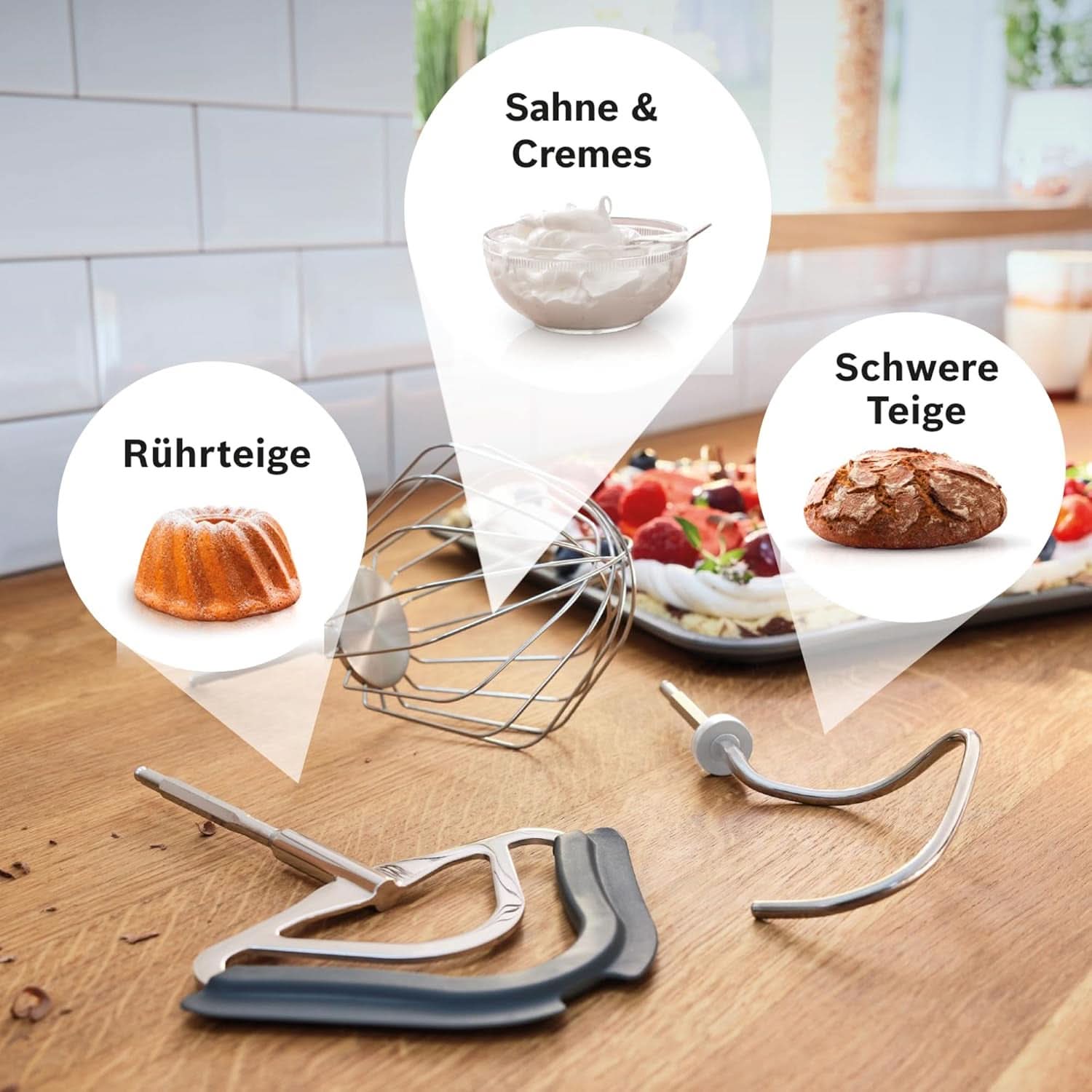 Matberedare Bosch Series 4 MUM5X720, integrerad våg, skål i rostfritt stål 3,9L, mixer 1,25L, 1000W Tillbehör Mat och amning Bebe Naty Shop