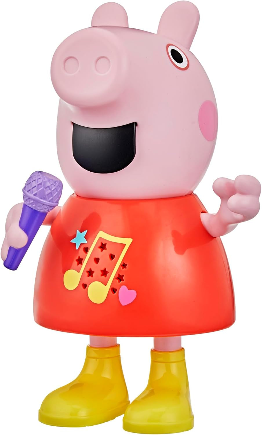Peppa Pig docka, pratar och sjunger, rosa, 20 cm