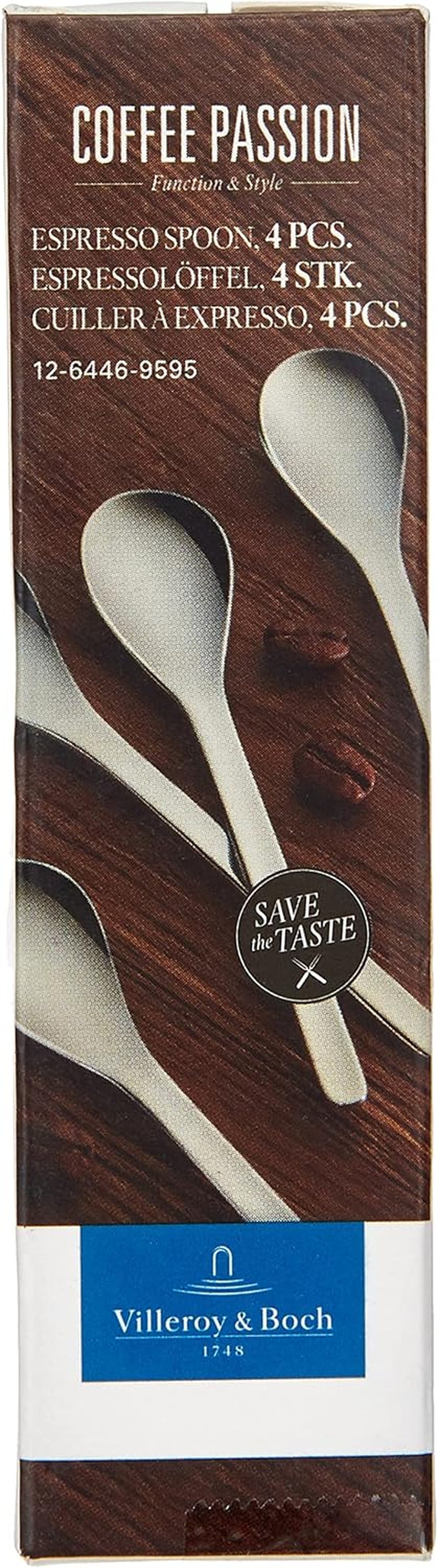 Villeroy And Boch - Coffee Passion espressoskedarset, 4 st, 10 cm, rostfritt stål 18/10 Kitchen Naty Shop