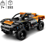 LEGO Technic NEOM Mclaren Extreme E Racing bilset, motorleksak för barn, byggbar vindbil, teknisk present för pojkar och flickor 7 år gamla 42166 Byggset Besuche den LEGO-Store