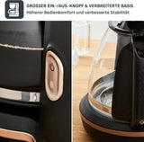 Tefal Includeo Filter Espressomaskin, Espressomaskin Extremt lätt att använda, Lämplig för höger- och vänsterhänta användare, Automatisk locköppning, 1,25 L, 10 till 15 koppar, CM533811