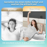 RUMMY Ergonomisk nackstödskudde i Memory Foam med avtagbart tvättbart överdrag för sido- och magsliprar (grå) Cervikala ortopediska kuddar Naty Shop