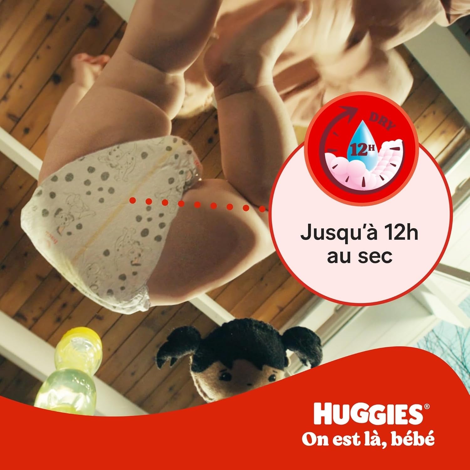 Huggies Babyblöjor Little Movers, Disney Design, storlek 6, 102 Count (3 x 34), månadslåda