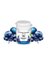 Livsmedelsfärgpulver naturlig färg Fruity Line BLUEBERRY 20G naturligt färgpulver för krämer glasyr svampdeg i pulverform matfärg för drycker gelé