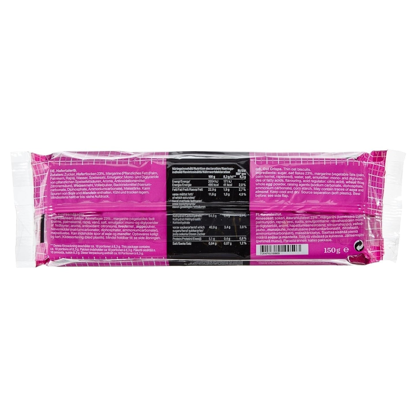 Gille Swedish Oat Crackers, 150 g (1 förpackning)
