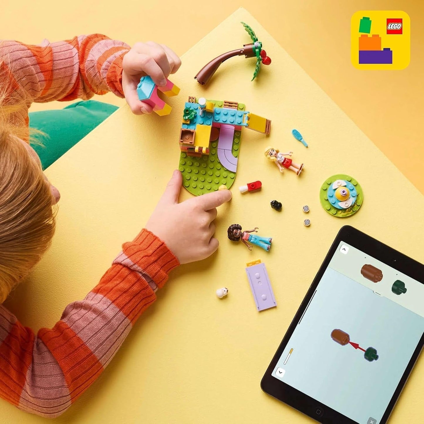 LEGO Friends Marsvin Lekplats Bygg- och låtsaslekset med 2 minifigurer och 2 djurleksak för flickor 5+ Djurset 42640 Byggset Besuche den LEGO-Store