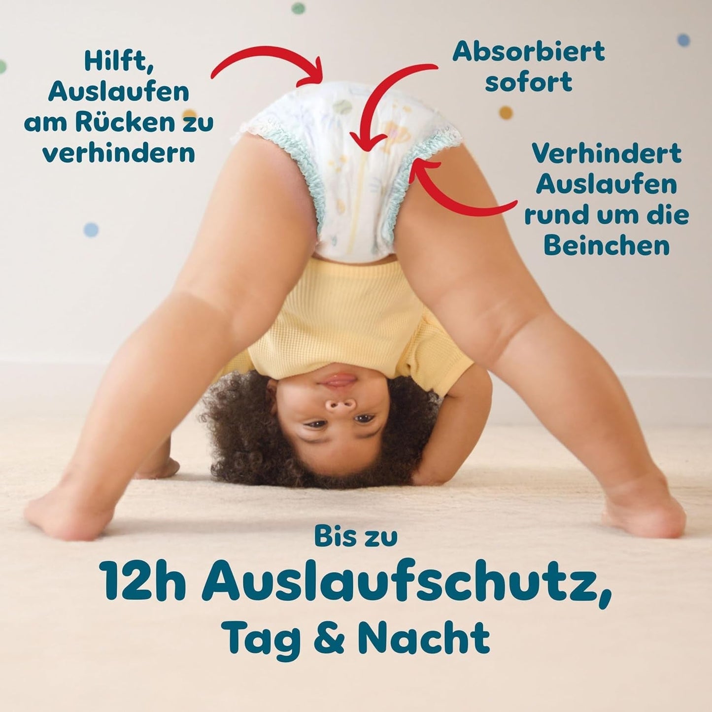 Pampers Baby-Dry Pants Größe 5, 160 Stück, 11kg-17kg, 360° auslaufsichere Passar dag och natt