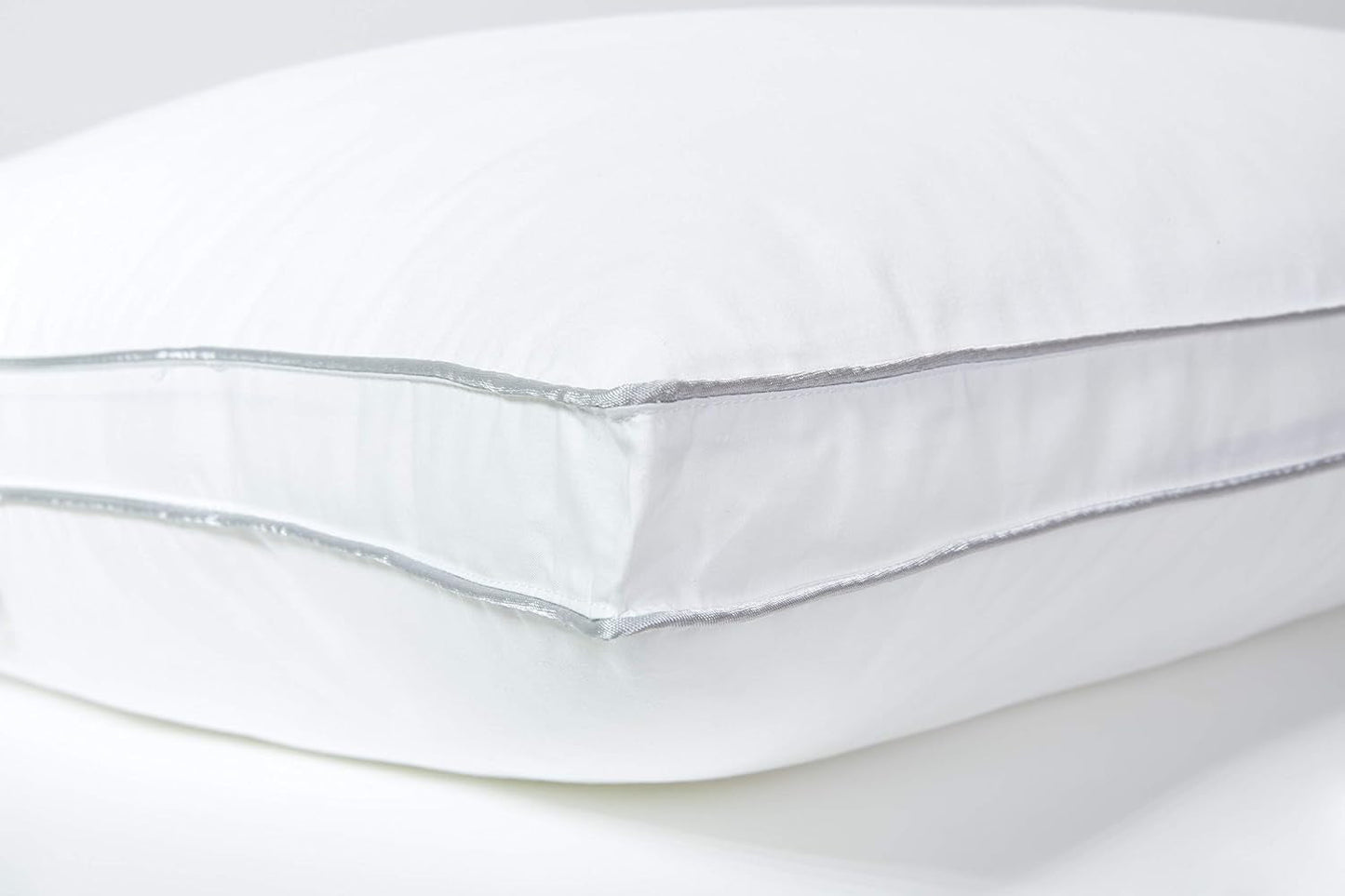 Kudde, Bomull, Percale, 50 X 70 Cm, Fin finish, Komfort, Percale, 100 % bomull, Hög kvalitet, Mjuk, Tillverkad i Frankrike, Vit 73130220 Naty Shop Standardkuddar