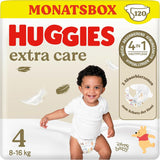 Huggies Extra Care Disney Babyblöjor, storlek 4, 120 blöjor (2x60), månadslåda