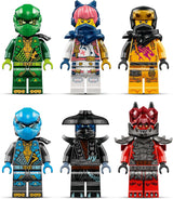 LEGO NINJAGO Chaos Dragon Thundertooth - Leksak med 6 Ninja-minifigurer - Rollspelande byggset för pojkar och flickor i åldern 8+ - Presenter till Rise of the Dragons TV-seriefans 71832 Byggset Beuche den LEGO-Store