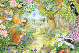 Schmidt Spiele 56370 Djur i skogen, pussel för barn, 100 bitar Puzzle Naty Shop