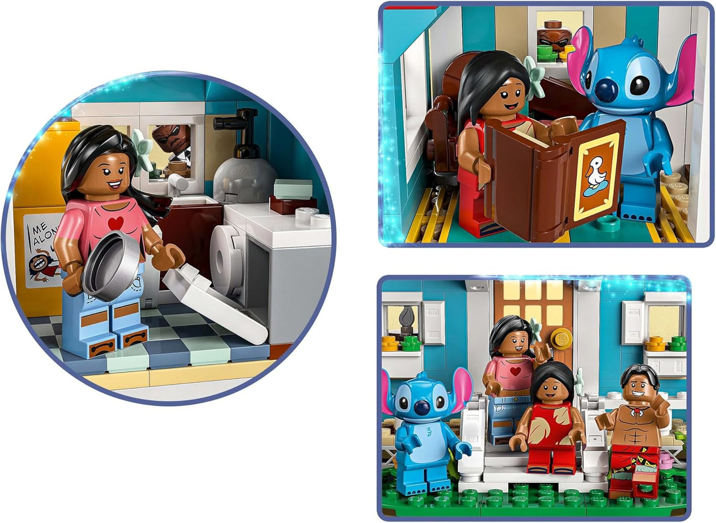 LEGO Ç€ Disney Beach House från "Lilo and Stitch" - Byggbar leksak med 6 rum, observatorium, rymdskepp och 5 minifigurer - födelsedagspresent för flickor och pojkar 9+ och fans 43268 Besuche den LEGO-Store byggset
