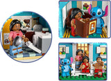 LEGO Ç€ Disney Beach House från "Lilo and Stitch" - Byggbar leksak med 6 rum, observatorium, rymdskepp och 5 minifigurer - födelsedagspresent för flickor och pojkar 9+ och fans 43268 Besuche den LEGO-Store byggset